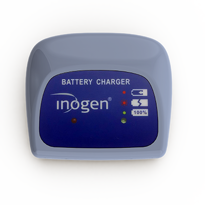 External battery charger for the Inogen One G4 portable oxygen concentrator